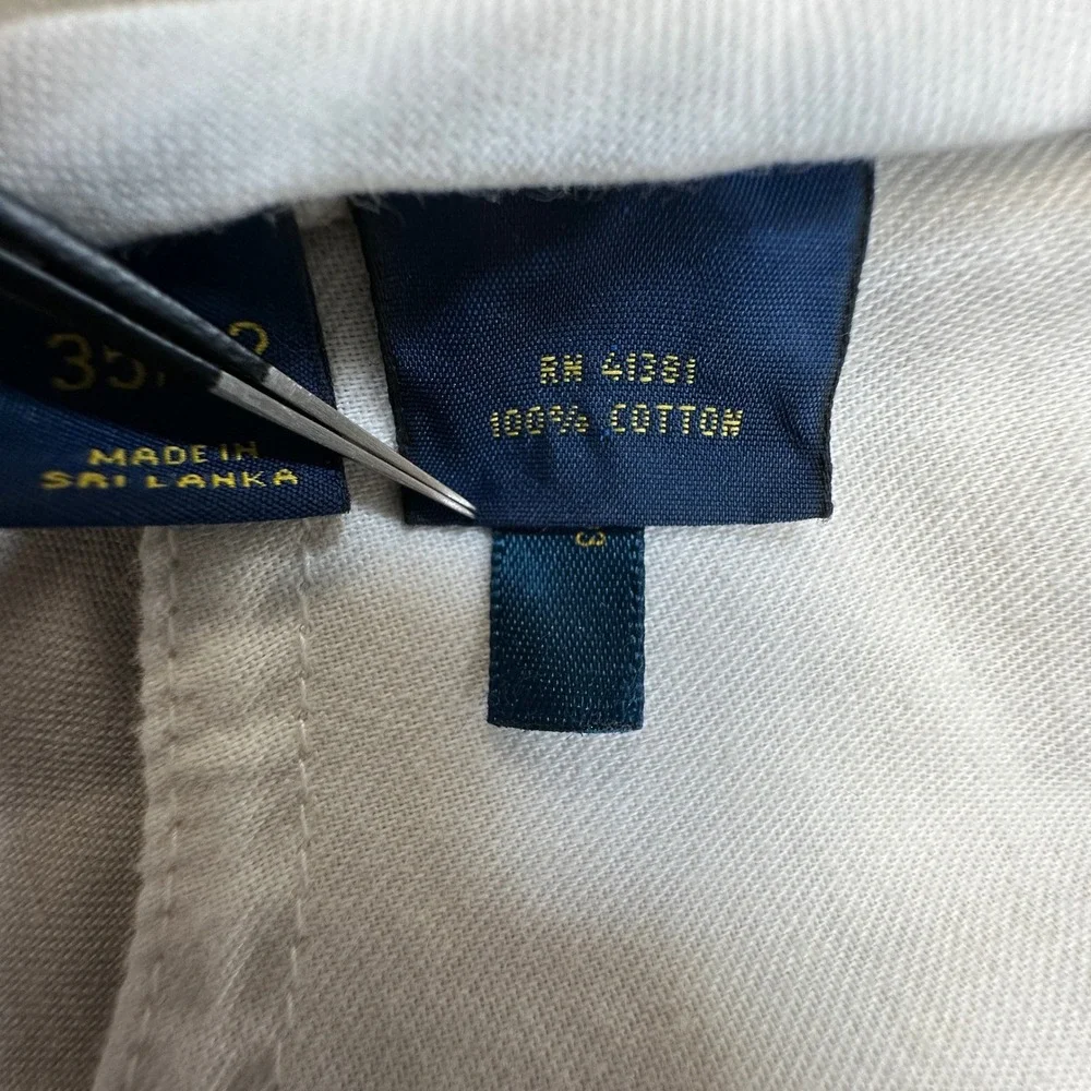 Polo Ralph Lauren Bedford Chino Pants Mens 35x32 (Fits 35x31) Straight‎ Fit NWOT